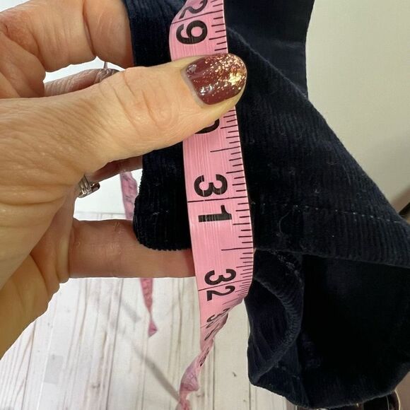 AG Adriano Goldschmeid Navy Blue Corduroys Pants Micro - Picture 6 of 8